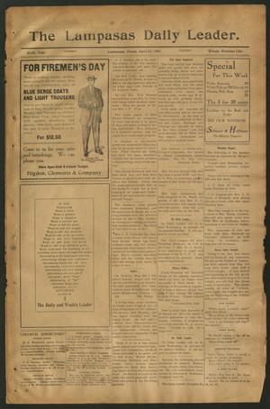 The Lampasas Daily Leader. (Lampasas, Tex.), Vol. 6, No. 1593, Ed. 1 Tuesday, April 27, 1909