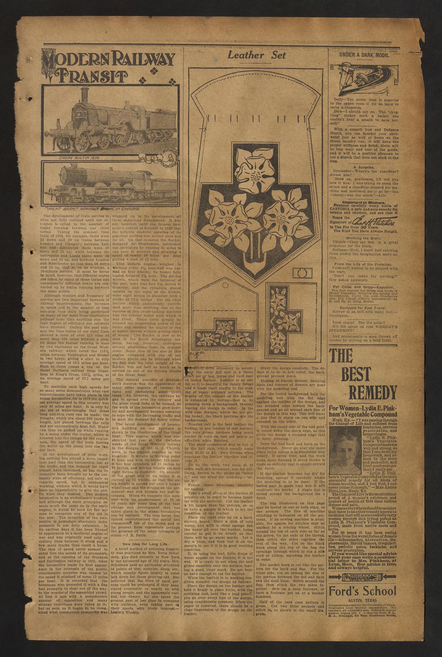 The Lampasas Daily Leader. (Lampasas, Tex.), Vol. 6, No. 1709, Ed. 1 Saturday, September 11, 1909
                                                
                                                    [Sequence #]: 3 of 4
                                                