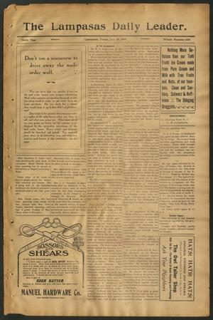 The Lampasas Daily Leader. (Lampasas, Tex.), Vol. 6, No. 1668, Ed. 1 Monday, July 26, 1909