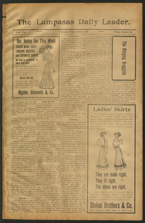 The Lampasas Daily Leader. (Lampasas, Tex.), Vol. 6, No. 1550, Ed. 1 Monday, March 8, 1909