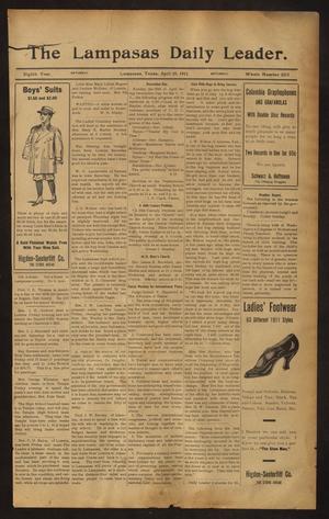 The Lampasas Daily Leader. (Lampasas, Tex.), Vol. 8, No. 2215, Ed. 1 Saturday, April 29, 1911