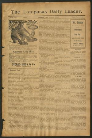 The Lampasas Daily Leader. (Lampasas, Tex.), Vol. 6, No. 1759, Ed. 1 Tuesday, November 9, 1909