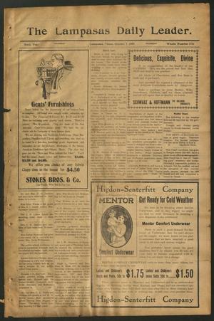 The Lampasas Daily Leader. (Lampasas, Tex.), Vol. 6, No. 1731, Ed. 1 Thursday, October 7, 1909