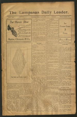 The Lampasas Daily Leader. (Lampasas, Tex.), Vol. 6, No. 1576, Ed. 1 Wednesday, April 7, 1909