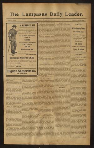 The Lampasas Daily Leader. (Lampasas, Tex.), Vol. 8, No. 2205, Ed. 1 Tuesday, April 18, 1911