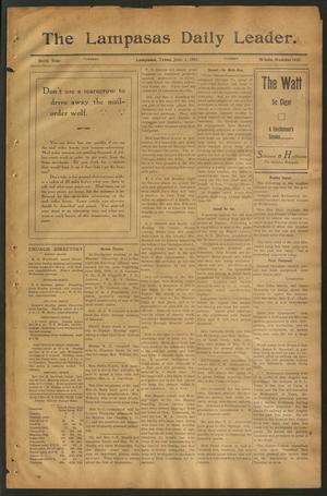 The Lampasas Daily Leader. (Lampasas, Tex.), Vol. 6, No. 1622, Ed. 1 Tuesday, June 1, 1909