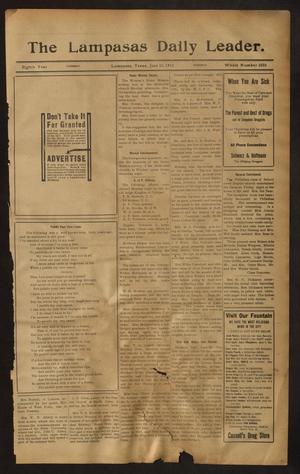 The Lampasas Daily Leader. (Lampasas, Tex.), Vol. 8, No. 2253, Ed. 1 Tuesday, June 13, 1911