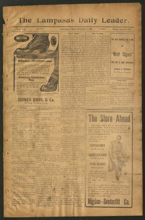 The Lampasas Daily Leader. (Lampasas, Tex.), Vol. 6, No. 1755, Ed. 1 Thursday, November 4, 1909