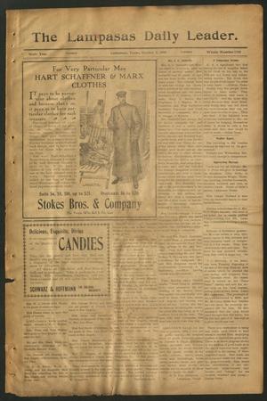 The Lampasas Daily Leader. (Lampasas, Tex.), Vol. 6, No. 1729, Ed. 1 Tuesday, October 5, 1909