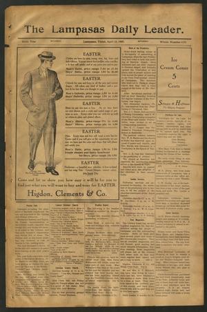 The Lampasas Daily Leader. (Lampasas, Tex.), Vol. 6, No. 1579, Ed. 1 Saturday, April 10, 1909