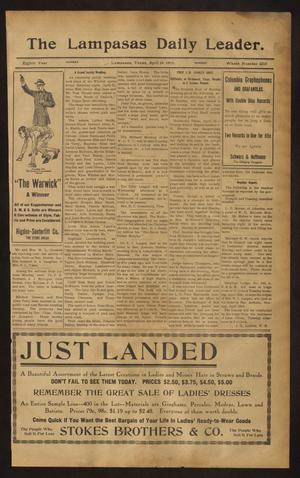 The Lampasas Daily Leader. (Lampasas, Tex.), Vol. 8, No. 2210, Ed. 1 Monday, April 24, 1911