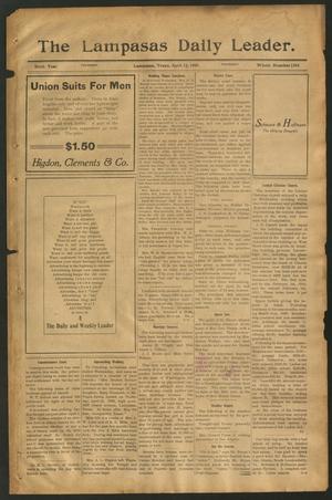 The Lampasas Daily Leader. (Lampasas, Tex.), Vol. 6, No. 1583, Ed. 1 Thursday, April 15, 1909