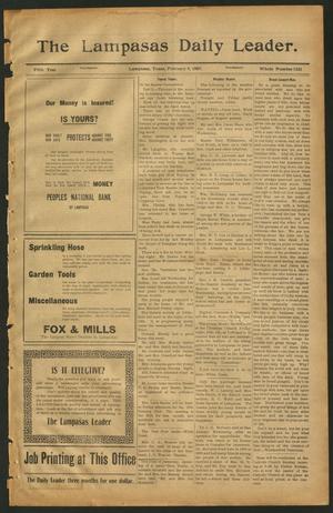 The Lampasas Daily Leader. (Lampasas, Tex.), Vol. 5, No. 1523, Ed. 1 Thursday, February 4, 1909