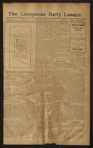 The Lampasas Daily Leader. (Lampasas, Tex.), Vol. 8, No. 2282, Ed. 1 Monday, July 17, 1911