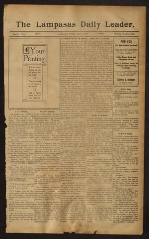 The Lampasas Daily Leader. (Lampasas, Tex.), Vol. 8, No. 2244, Ed. 1 Friday, June 2, 1911