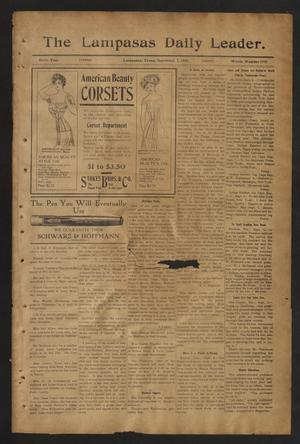 The Lampasas Daily Leader. (Lampasas, Tex.), Vol. 6, No. 1705, Ed. 1 Tuesday, September 7, 1909