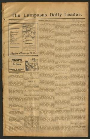 The Lampasas Daily Leader. (Lampasas, Tex.), Vol. 6, No. 1569, Ed. 1 Tuesday, March 30, 1909
