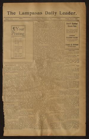 The Lampasas Daily Leader. (Lampasas, Tex.), Vol. 8, No. 3097, Ed. 1 Tuesday, November 28, 1911