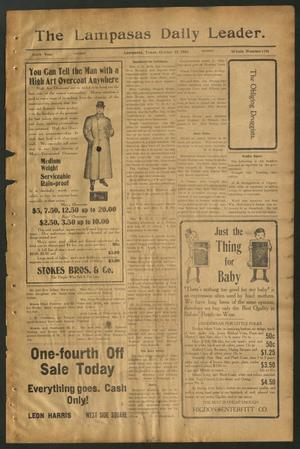 The Lampasas Daily Leader. (Lampasas, Tex.), Vol. 6, No. 1746, Ed. 1 Monday, October 25, 1909