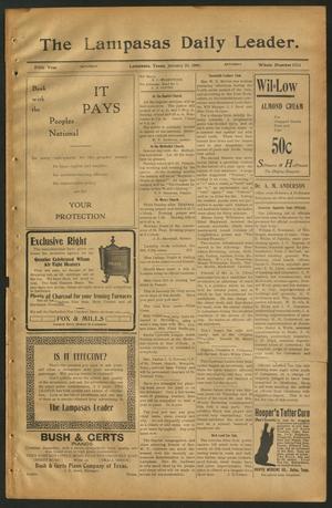 The Lampasas Daily Leader. (Lampasas, Tex.), Vol. 5, No. 1513, Ed. 1 Saturday, January 23, 1909
