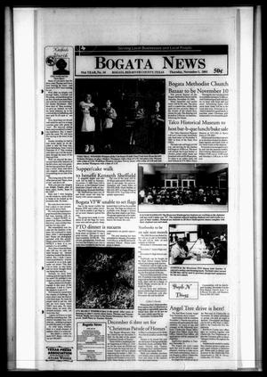 Bogata News (Bogata, Tex.), Vol. 91, No. 24, Ed. 1 Thursday, November 1, 2001