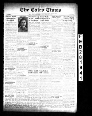 Primary view of object titled 'The Talco Times (Talco, Tex.), Vol. 6, No. 3, Ed. 1 Friday, February 28, 1941'.