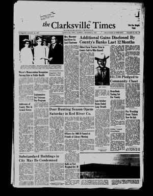 Primary view of object titled 'The Clarksville Times (Clarksville, Tex.), Vol. 97, No. 42, Ed. 1 Thursday, November 6, 1969'.