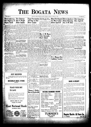 Primary view of object titled 'The Bogata News (Bogata, Tex.), Vol. 38, No. 25, Ed. 1 Friday, April 14, 1950'.