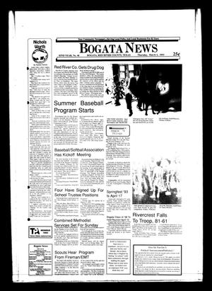 Bogata News (Bogata, Tex.), Vol. 82, No. 46, Ed. 1 Thursday, March 4, 1993