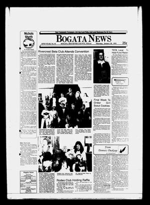 Bogata News (Bogata, Tex.), Vol. 82, No. 41, Ed. 1 Thursday, January 28, 1993