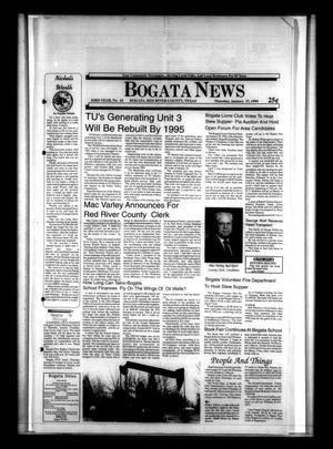 Bogata News (Bogata, Tex.), Vol. 83, No. 42, Ed. 1 Thursday, January 27, 1994