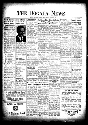 The Bogata News (Bogata, Tex.), Vol. 38, No. 43, Ed. 1 Friday, August 19, 1949