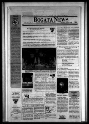 Bogata News (Bogata, Tex.), Vol. 86, No. 16, Ed. 1 Thursday, August 8, 1996