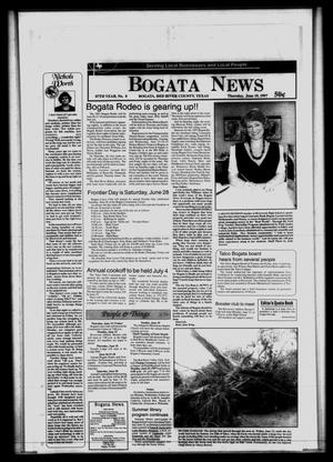 Primary view of object titled 'Bogata News (Bogata, Tex.), Vol. 87, No. 8, Ed. 1 Thursday, June 19, 1997'.