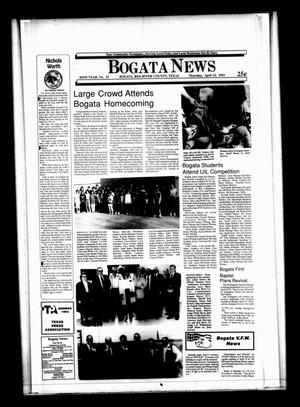 Primary view of object titled 'Bogata News (Bogata, Tex.), Vol. 82, No. 52, Ed. 1 Thursday, April 15, 1993'.