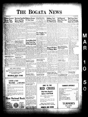 The Bogata News (Bogata, Tex.), Vol. 38, No. 20, Ed. 1 Friday, March 10, 1950