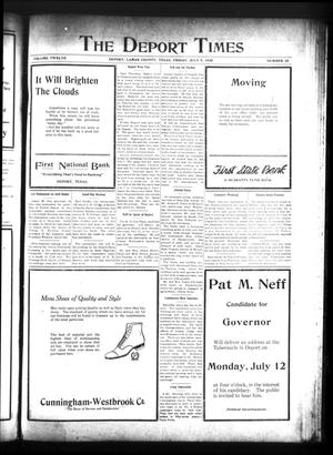 The Deport Times (Deport, Tex.), Vol. 12, No. 23, Ed. 1 Friday, July 9, 1920
