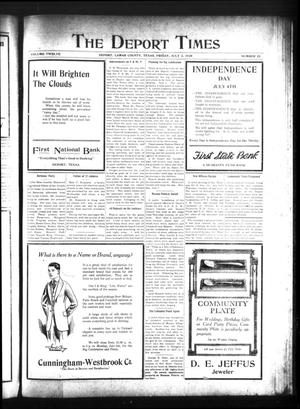 The Deport Times (Deport, Tex.), Vol. 12, No. 22, Ed. 1 Friday, July 2, 1920