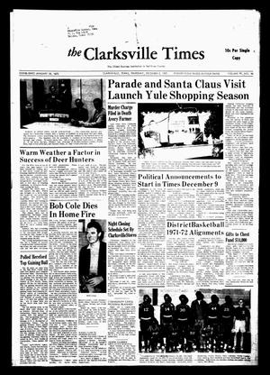 The Clarksville Times (Clarksville, Tex.), Vol. 99, No. 46, Ed. 1 Thursday, December 2, 1971