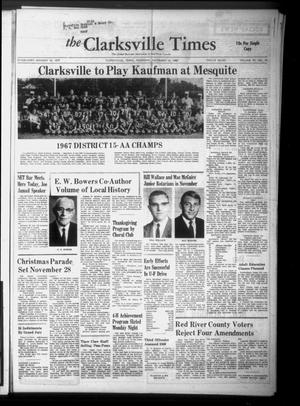 The Clarksville Times (Clarksville, Tex.), Vol. 95, No. 44, Ed. 1 Thursday, November 16, 1967