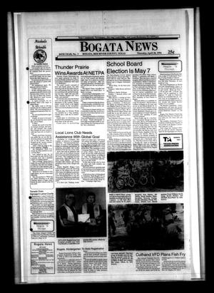 Primary view of object titled 'Bogata News (Bogata, Tex.), Vol. 84, No. 3, Ed. 1 Thursday, April 28, 1994'.