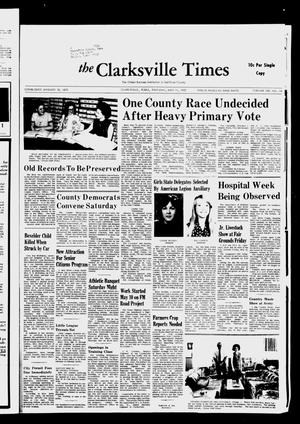 The Clarksville Times (Clarksville, Tex.), Vol. 100, No. 17, Ed. 1 Thursday, May 11, 1972