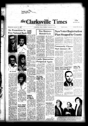 Primary view of object titled 'The Clarksville Times (Clarksville, Tex.), Vol. 103, No. 52, Ed. 1 Thursday, January 15, 1976'.