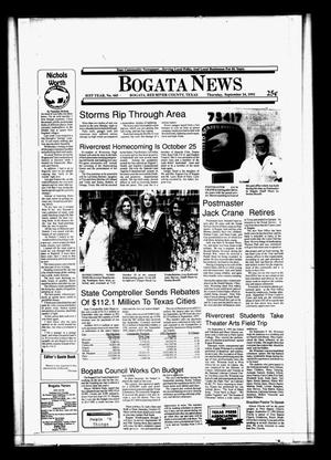 Bogata News (Bogata, Tex.), Vol. 81, No. 45, Ed. 1 Thursday, September 24, 1992