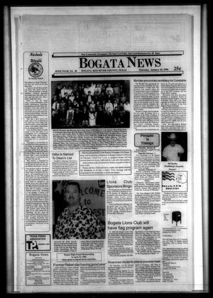 Bogata News (Bogata, Tex.), Vol. 85, No. 40, Ed. 1 Thursday, January 25, 1996