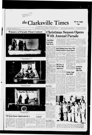 The Clarksville Times (Clarksville, Tex.), Vol. 100, No. 46, Ed. 1 Thursday, November 30, 1972