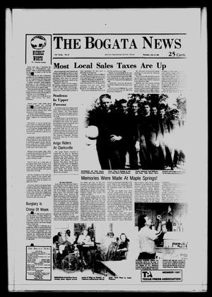 The Bogata News (Bogata, Tex.), Vol. 76, No. 42, Ed. 1 Thursday, July 16, 1987