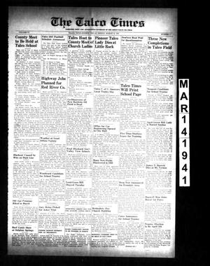 Primary view of object titled 'The Talco Times (Talco, Tex.), Vol. 6, No. 5, Ed. 1 Friday, March 14, 1941'.