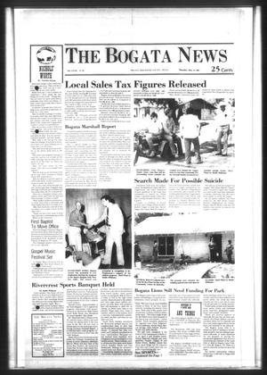 Primary view of object titled 'The Bogata News (Bogata, Tex.), Vol. 76, No. 33, Ed. 1 Thursday, May 14, 1987'.