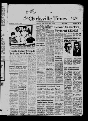 Primary view of object titled 'The Clarksville Times (Clarksville, Tex.), Vol. 97, No. 12, Ed. 1 Thursday, April 10, 1969'.